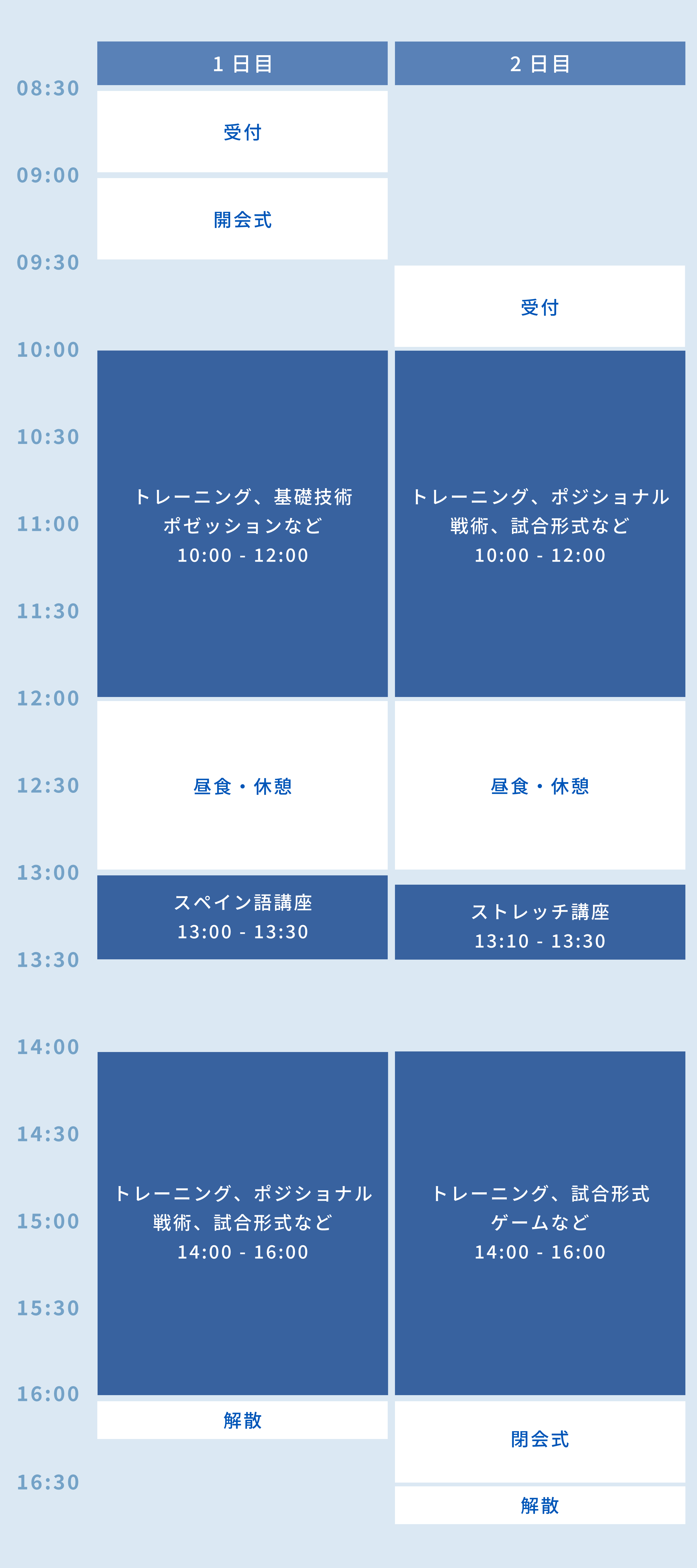 スケジュール